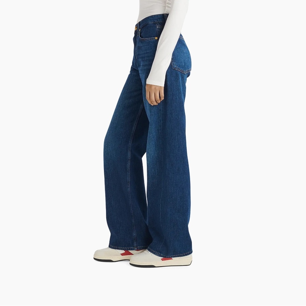 Rag & Bone The Logan Annalise Mid Rise Wide Leg Denim Jean NWT - Picture 3 of 15